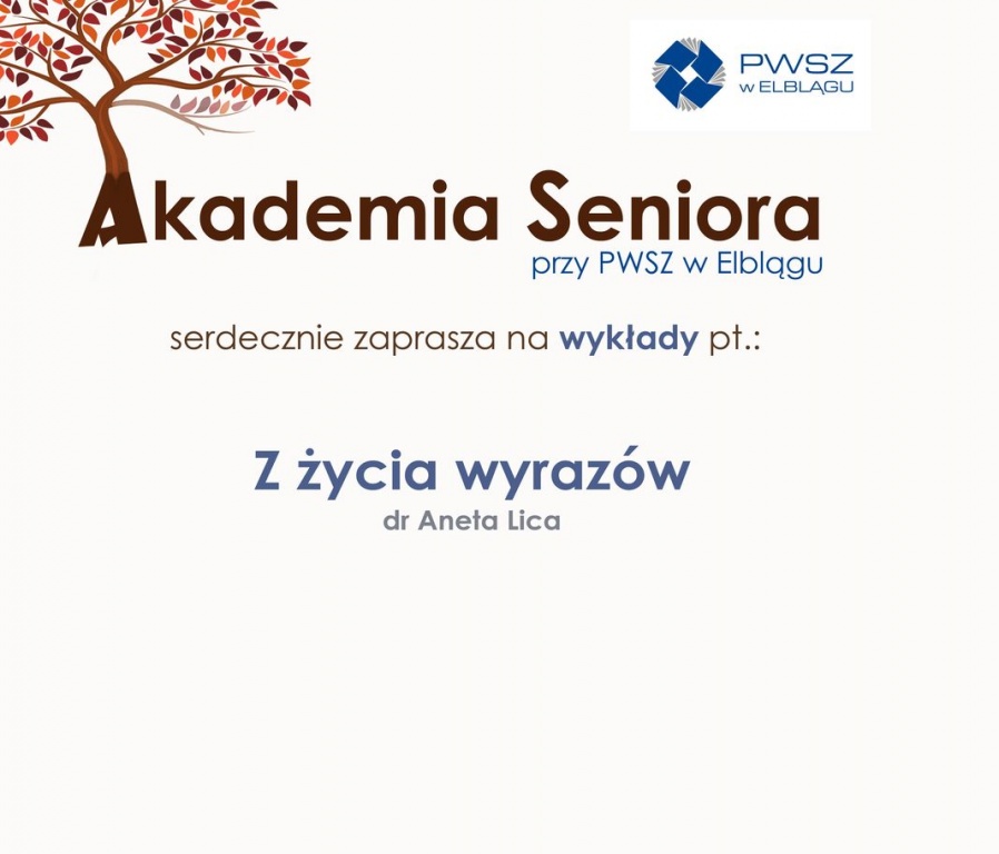 Senior: Akademia Seniora na PWSZ zaprasza