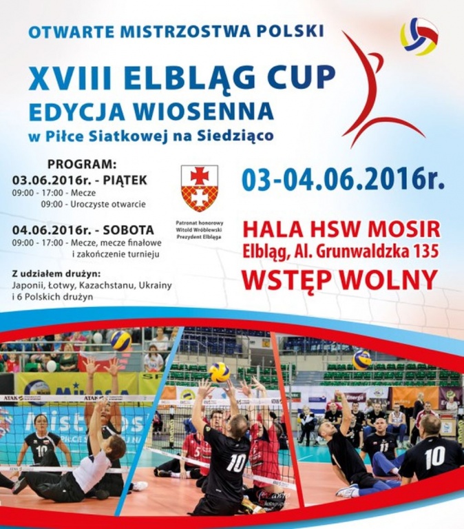 Sport: XVIII Elbląg Cup w piłce siatkowej na siedząco kobiet i mężczyzn już w ten weekend!