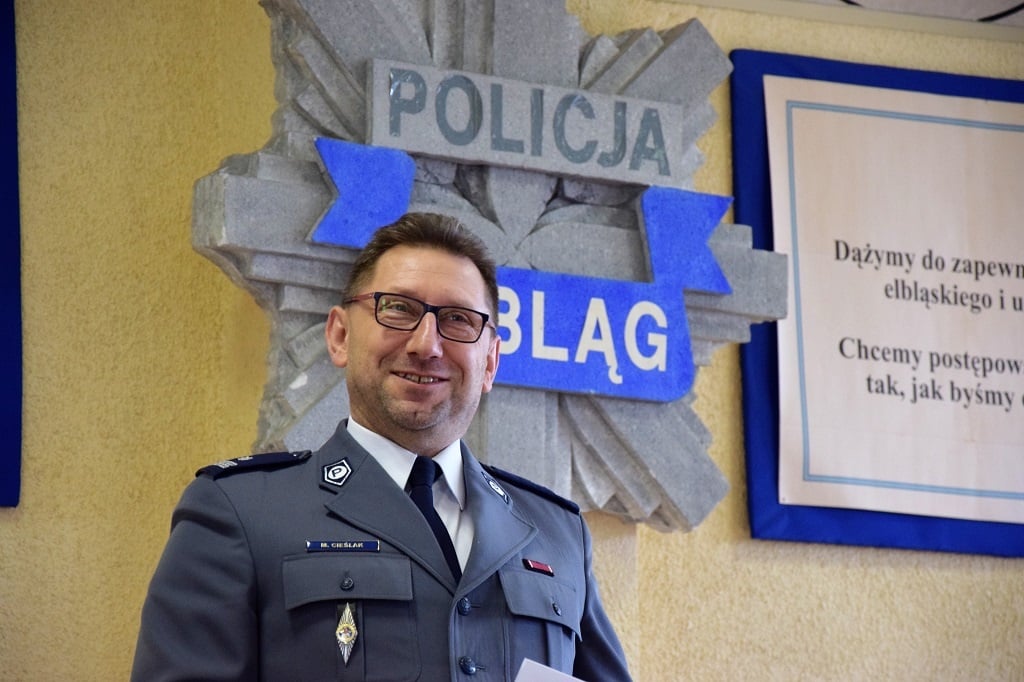 Elbląg: Na emeryturę odszedł ceniony, policyjny profilaktyk – podinspektor Marek Cieślak