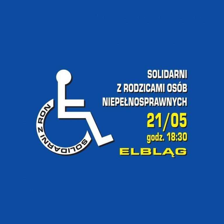Elbląg: Solidarni z niepełnosprawnymi