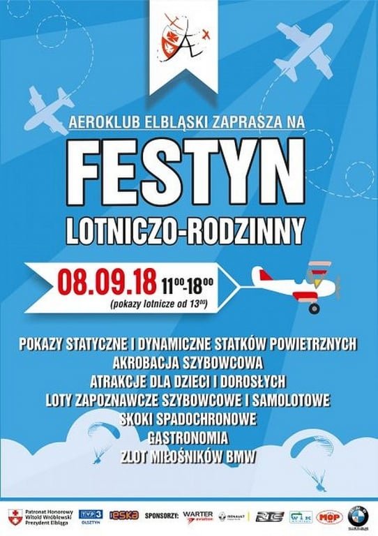 Elbląg: Aeroklub zaprasza na festyn