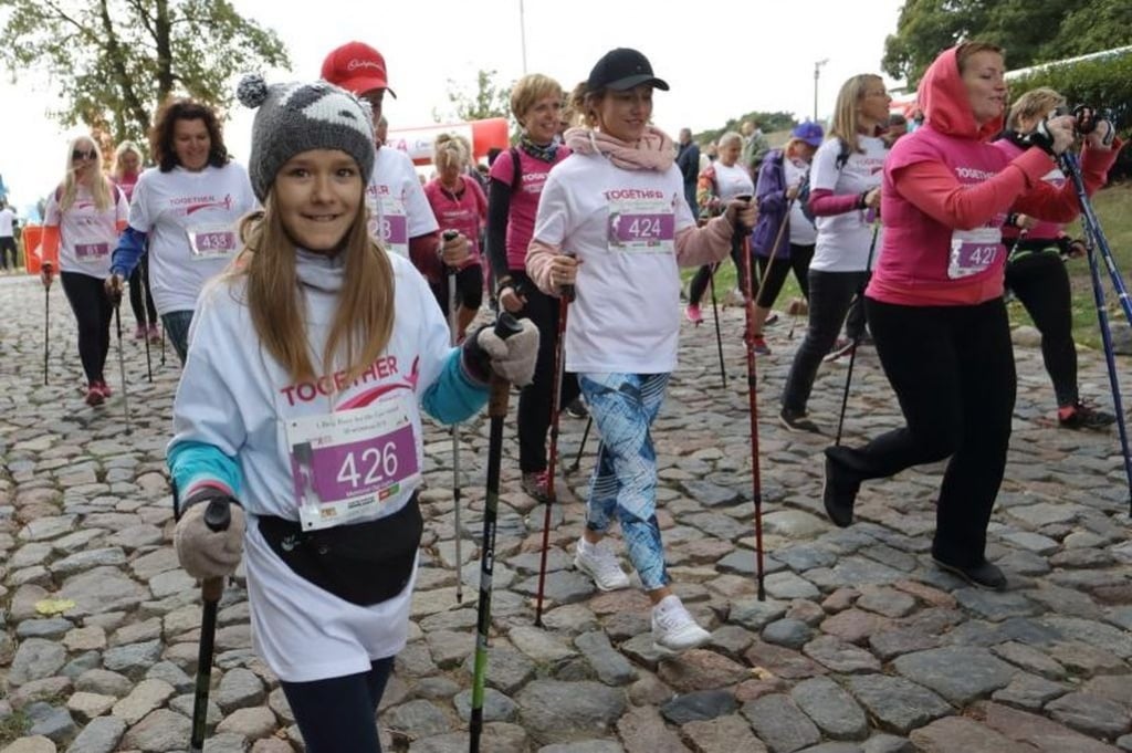 Gdańsk: Pobiegli, by wesprzeć walkę z rakiem piersi