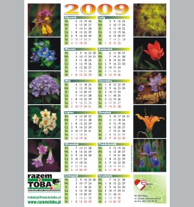 Kwiatowy kalendarz Razem z Tobą
