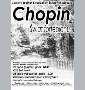 Młodzi pianiści zagrają Chopina