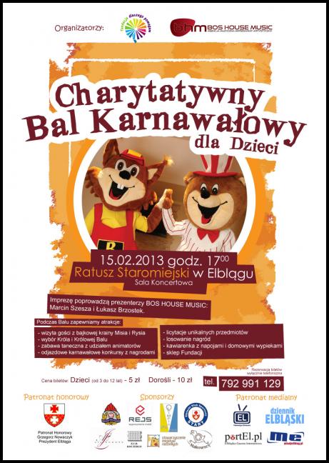 Charytatywny Bal Karnawałowy dla Dzieci