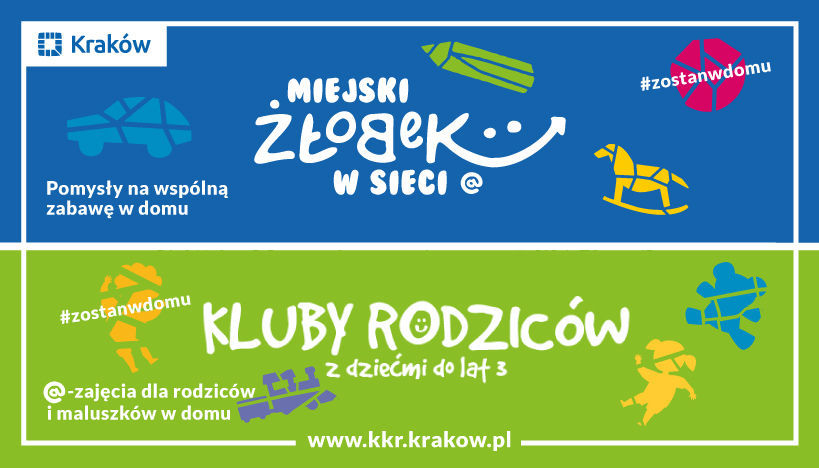 Krakowskie kluby rodziców i żłobki zapraszają do wspólnej zabawy w sieci