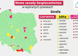 Kraska: Siedem powiatów w kategorii czerwonej