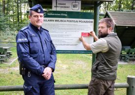 „Nie zgub się w lesie” - wspólna akcja nadleśnictwa i elbląskiej policji