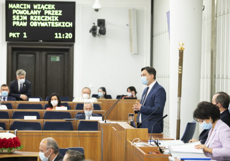 Senat za powołaniem prof. Marcina Wiącka na Rzecznika Praw Obywatelskich