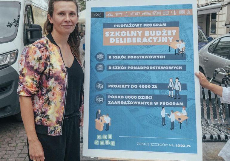 W Łodzi jeszcze w tym roku wystartuje Szkolny Budżet Deliberacyjny