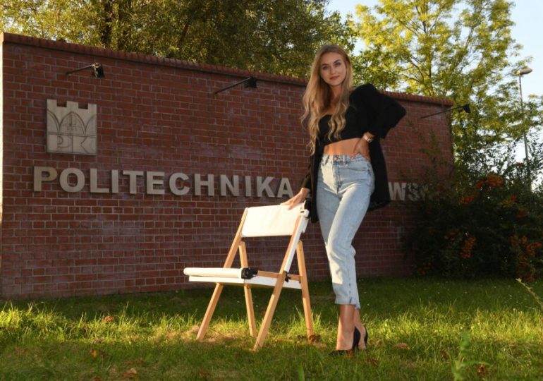 Krzesło do walki z wirusami – wynalazek studentki z Krakowa