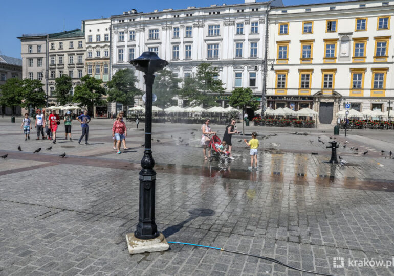 Kraków: Kurtyny wodne dla ochłody