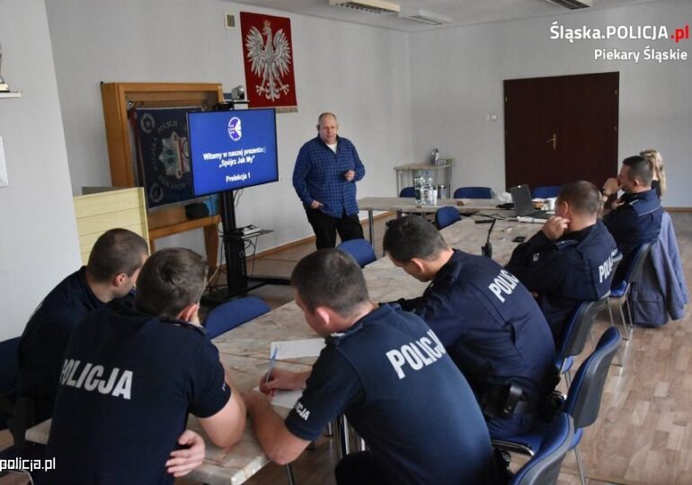 Piekary Śląskie: Szkolenie dla policjantów