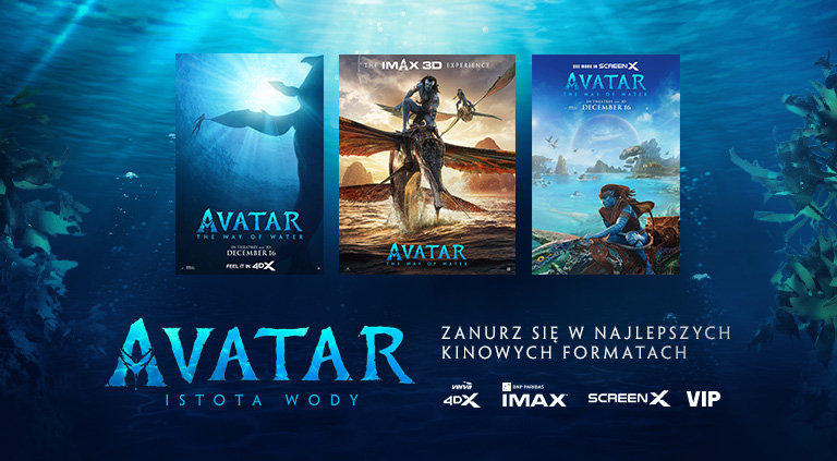 „Avatar. Istota wody” – filmowy fenomen powraca w formatach Cinema City