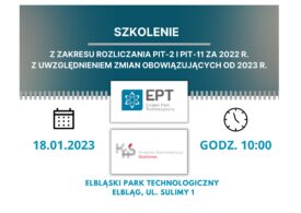 Szkolenie z zakresu rozliczania PIT-2 i PIT-11 za 2022 r. z uwzględnieniem zmian obowiązujących od 2023 r.