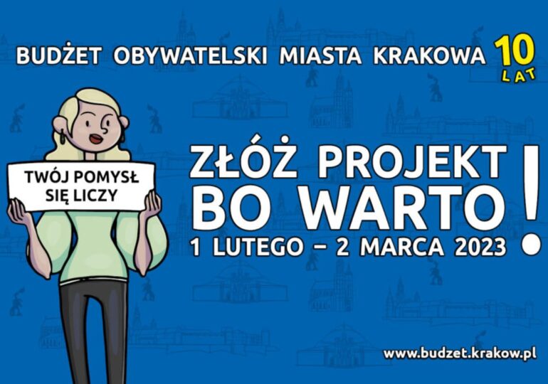 Kraków: Ostatnie dni na złożenie wniosku do BO – zobacz, jak to zrobić