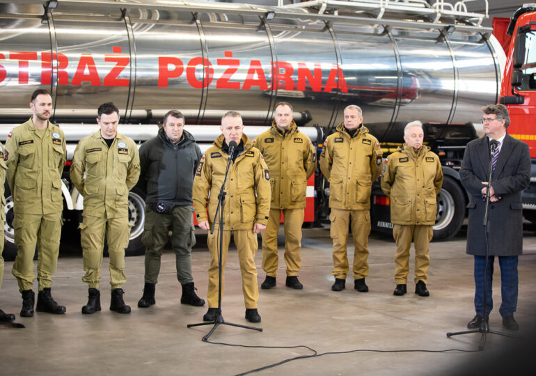 76 polskich strażaków leci do Turcji. Wezmą udział w akcji ratowniczej