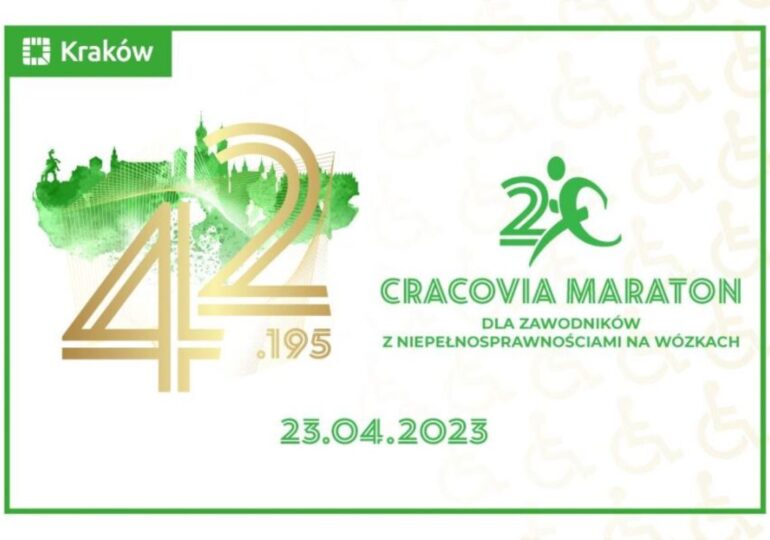 Kraków: 20. Cracovia Maraton: zapisy do wyścigu zawodników na wózkach