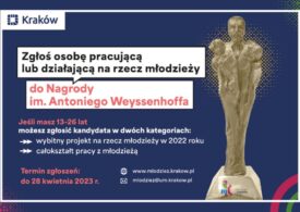 Kraków: Młodzi krakowianie zgłoście kandydatów do Nagrody Weyssenhoffa