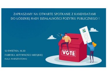 Łódź: Wybory do Rady Działalności Pożytku Publicznego