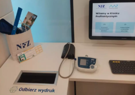 Gdańsk: Kiosk dla zdrowia w siedzibie NFZ. Dostępny także dla osób z niepełnosprawnością.