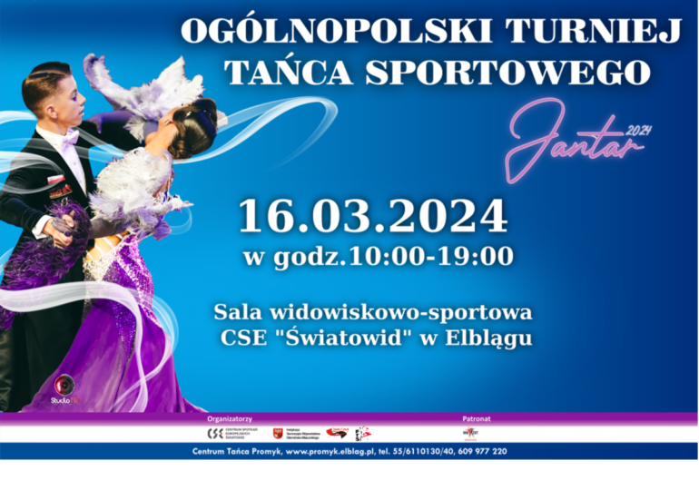 Taneczny sprawdzian dla młodych sportowców. OTTS „Jantar” już 16 marca w Elblągu