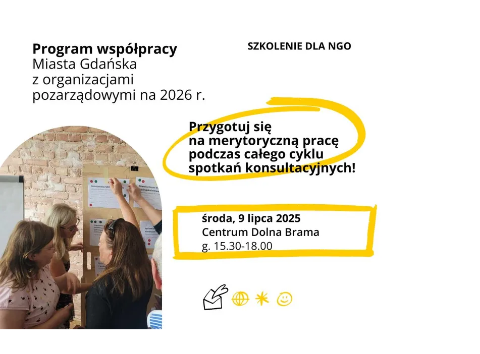 Program współpracy Gdańska z NGO. Startują prace nad dokumentem na 2026 rok