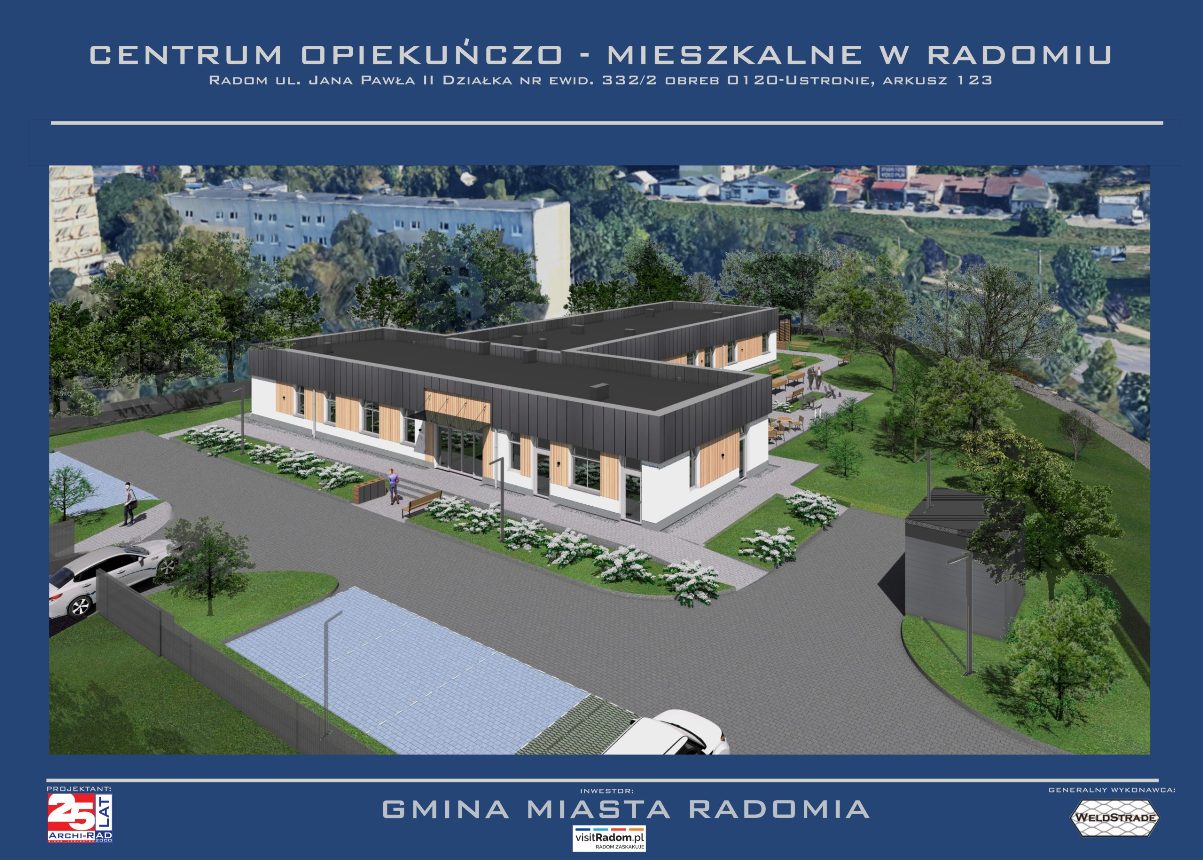 Radom: Powstaje Centrum Opiekuńczo-Mieszkalne dla osób z niepełnosprawnościami