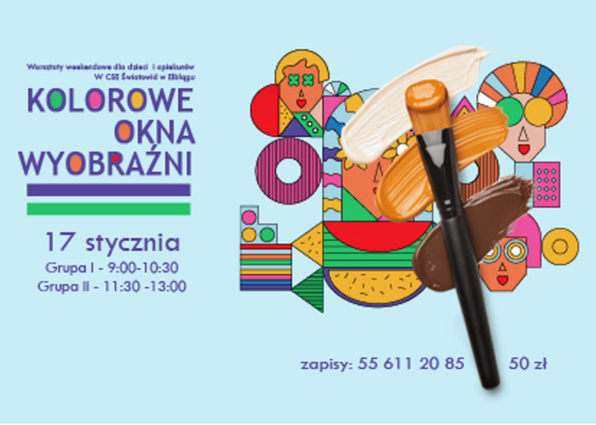 „Kolorowe okna wyobraźni” – rodzinne warsztaty witrażowe w CSE „Światowid”