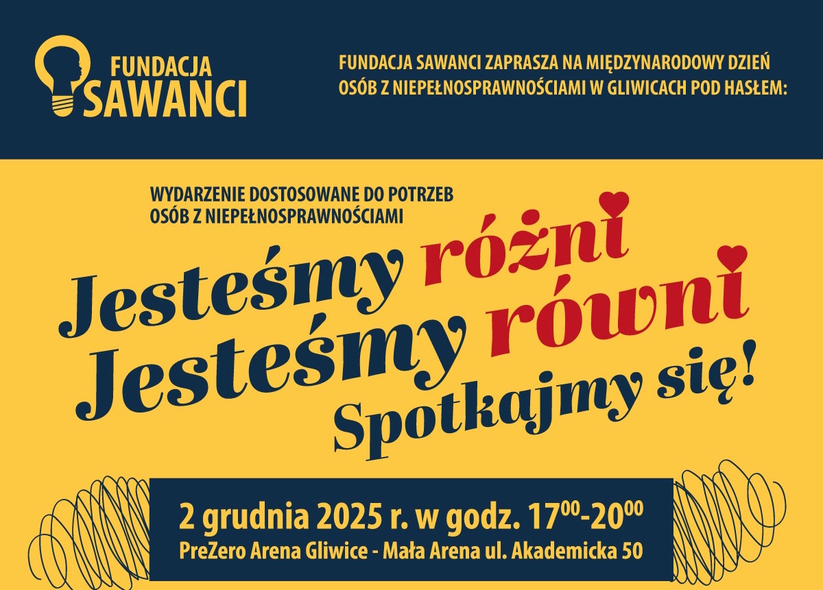 Międzynarodowy Dzień Osób z Niepełnosprawnościami w PreZero Arenie Gliwice. Wydarzenie dla wszystkich